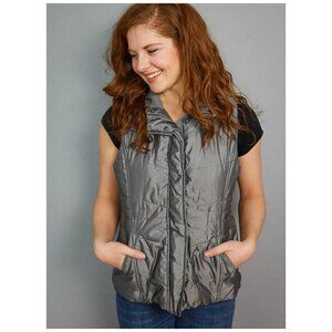 New York and Company Gray Puffer Vest S